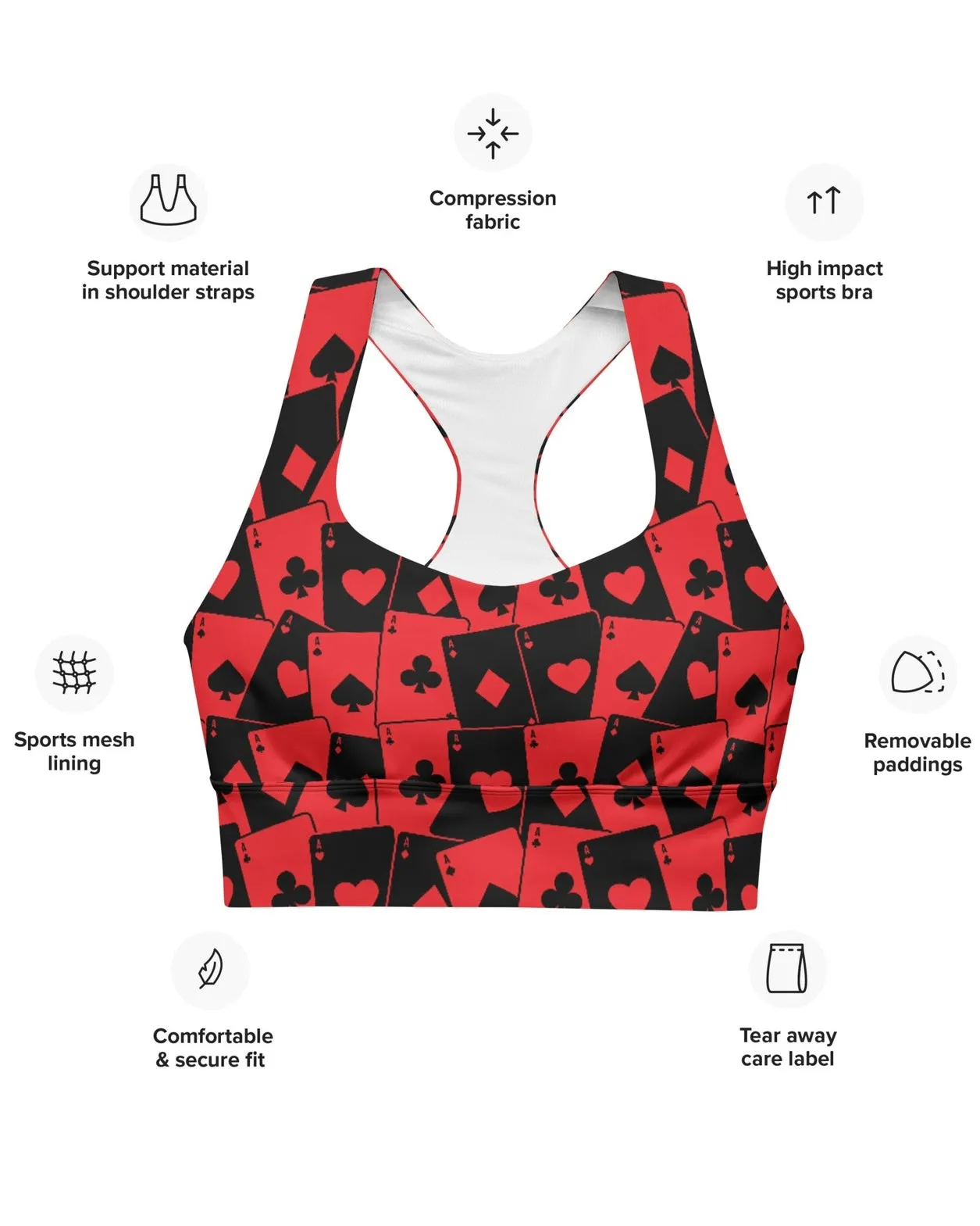 Ace Of Hearts Longline Top