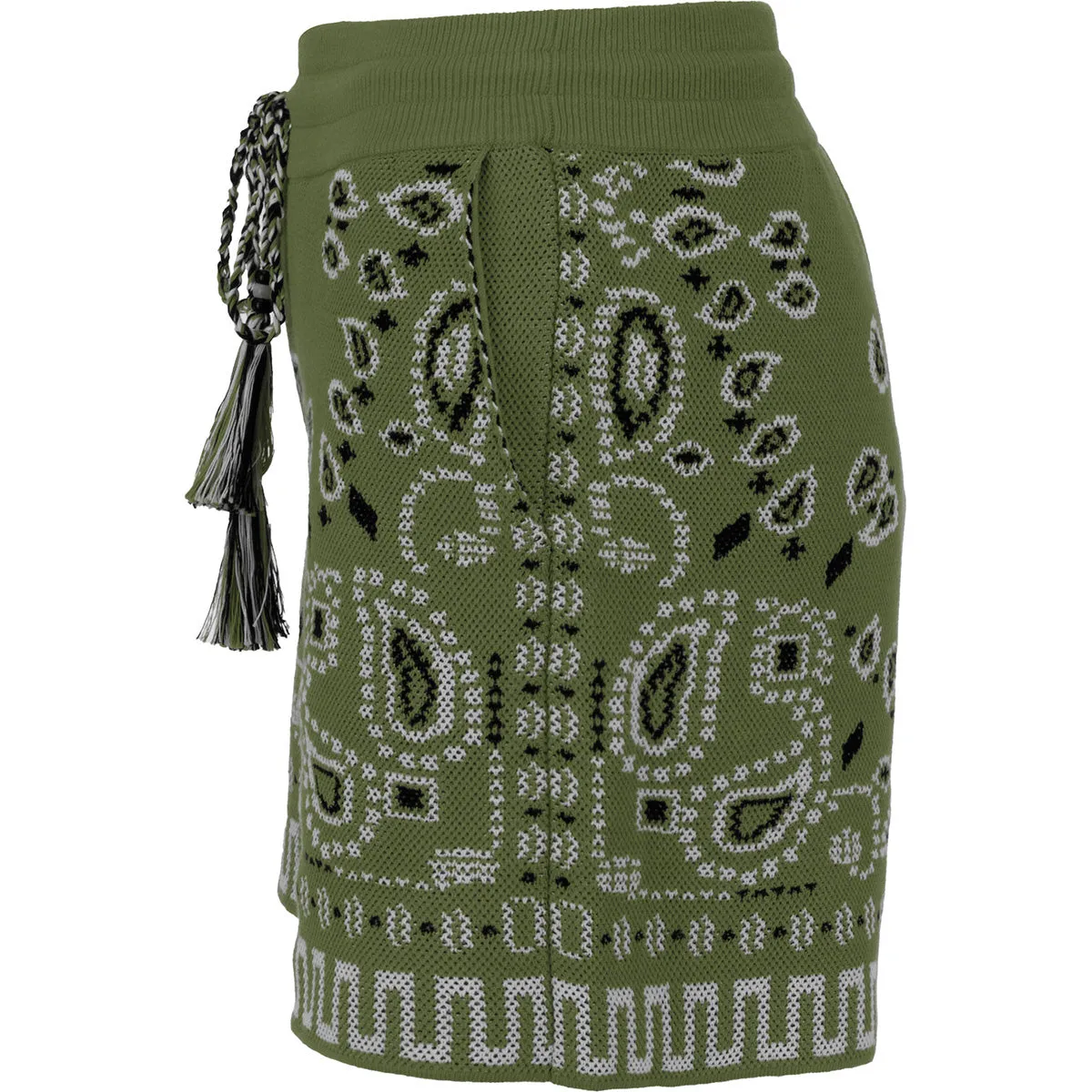 Alanui Bandana Printed Drawstring Shorts