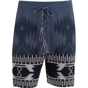 Alanui Intarsia Knitted Drawstring Shorts