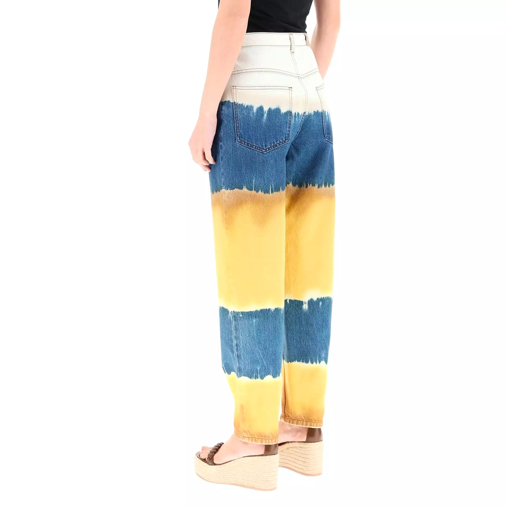 Alberta Ferretti - Jeans Oceanic Tie-Dye