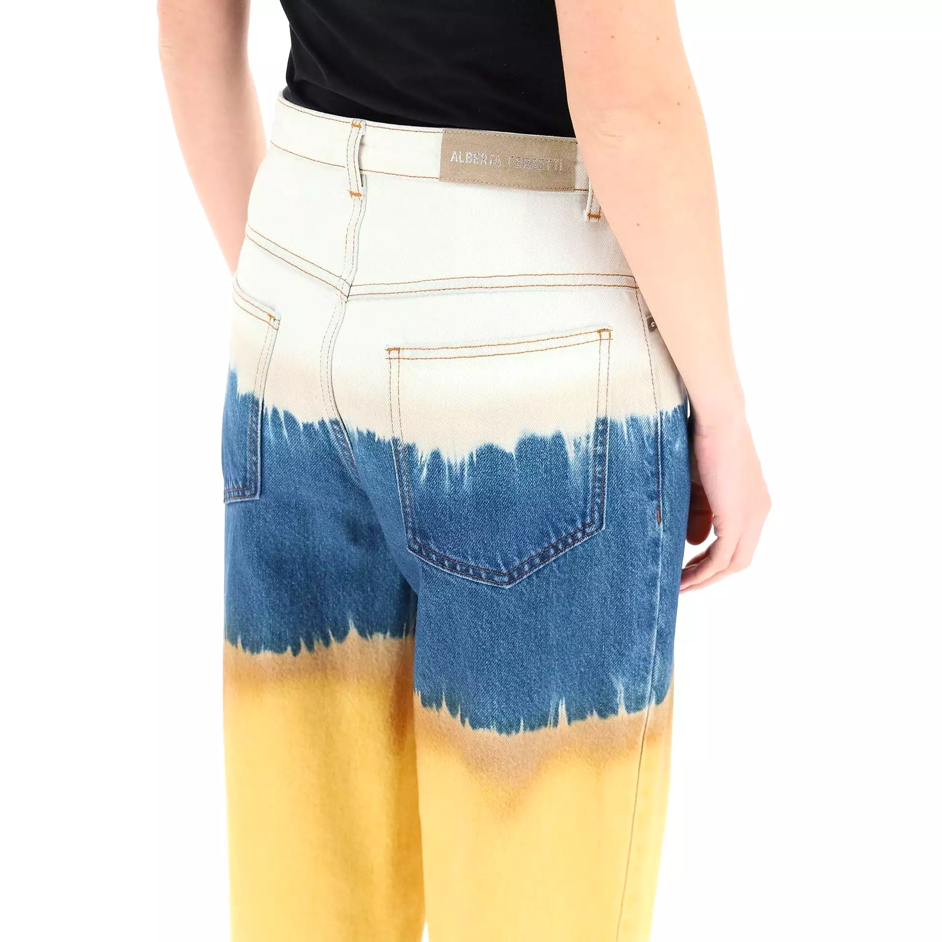 Alberta Ferretti - Jeans Oceanic Tie-Dye