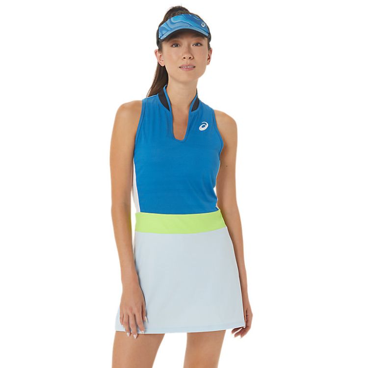 Asics Match Dress Tennis Padel Dames Blauw