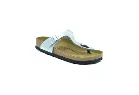 BIRKENSTOCK Gizeh Silver Birko-Flor 043851