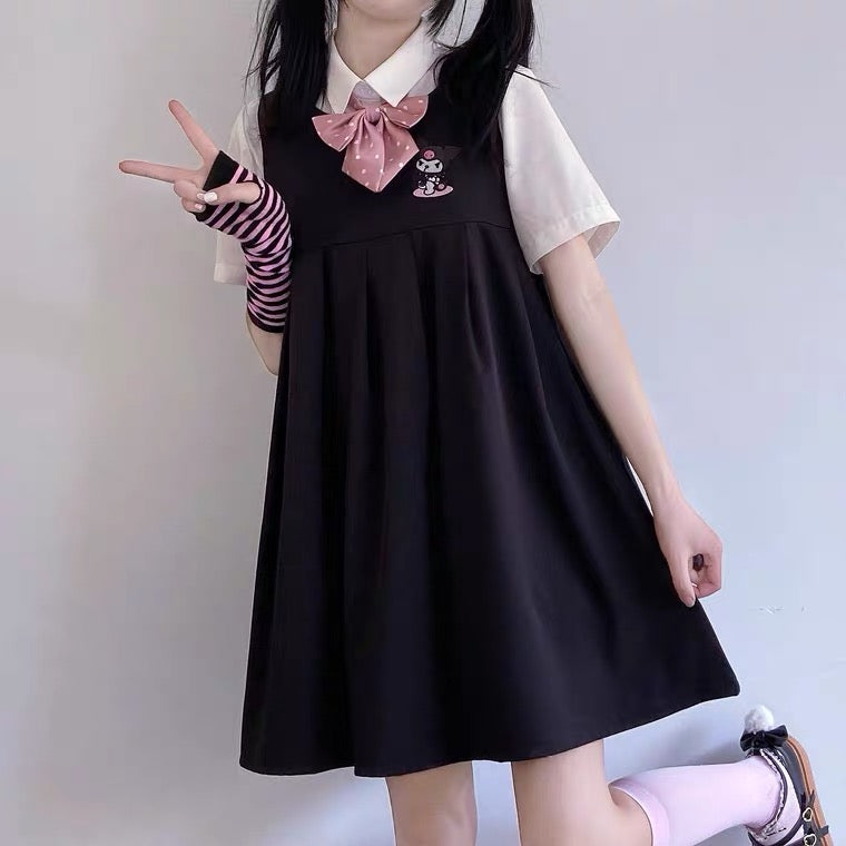 BLUE/PINK/BLACK CUTE JK SOFT GIRL BESTIE SANRIO DRESS BY60040