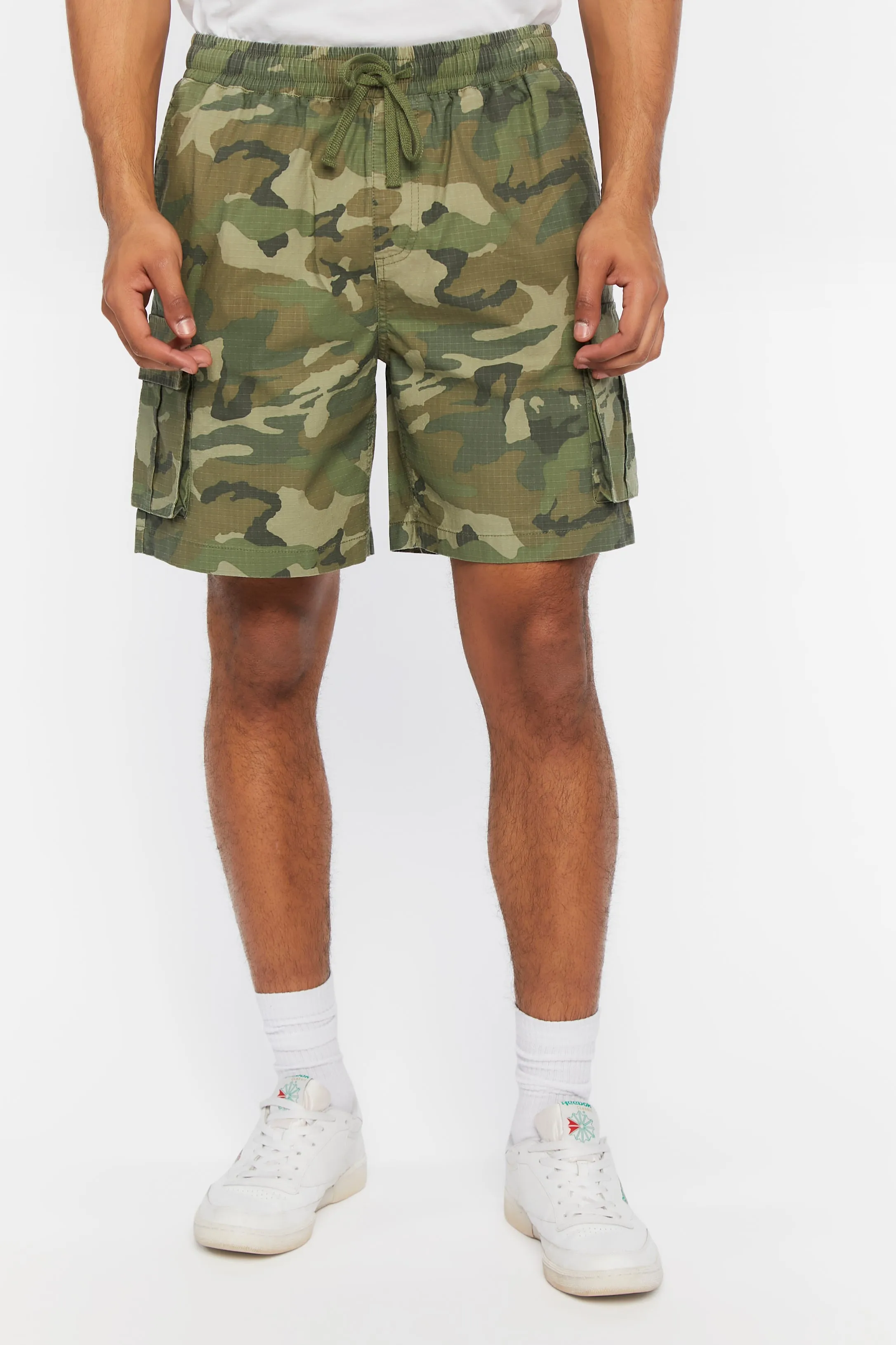 Camo Drawstring Shorts