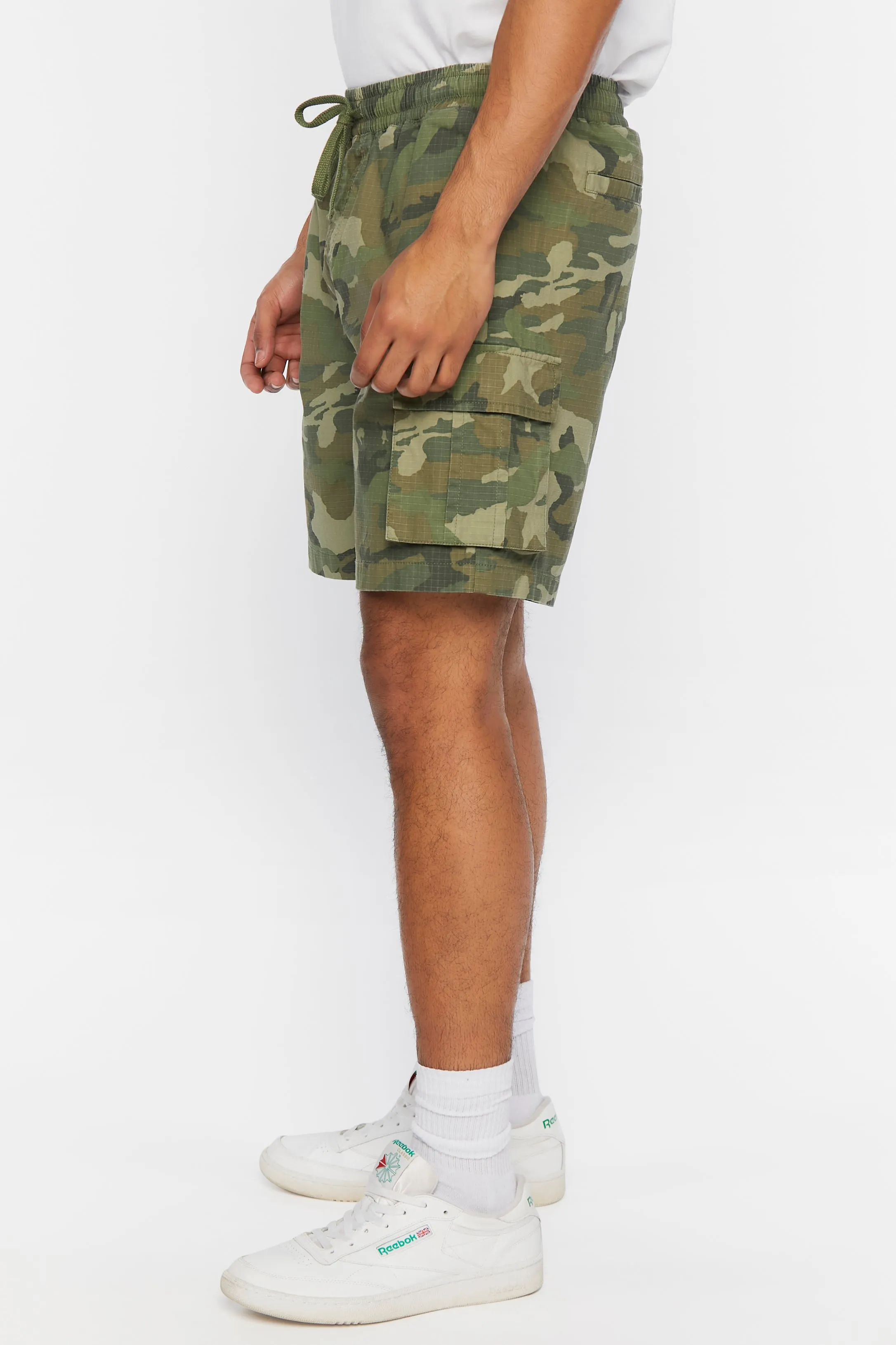 Camo Drawstring Shorts