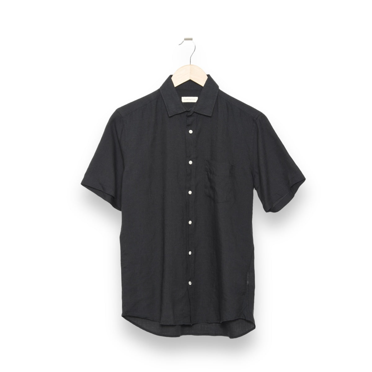 Carpasus Shirt Linen Short Lido black