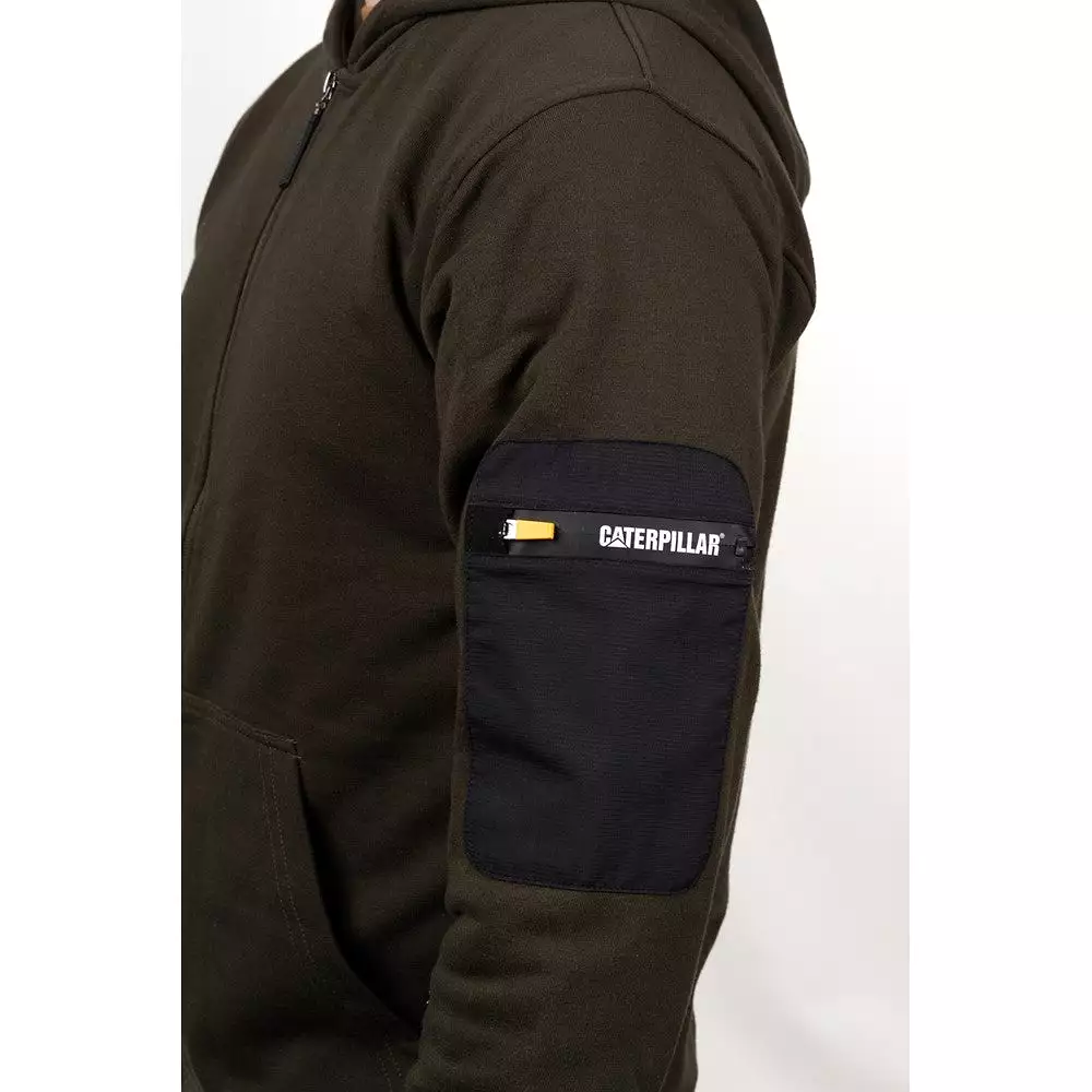 Caterpillar Loopback Full Zip Hoodie