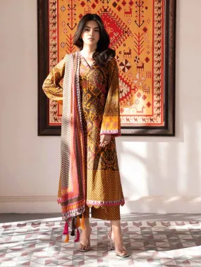 Charizma C-Print Vol-03 Unstitched Printed Lawn 3Pc Suit CP4-20