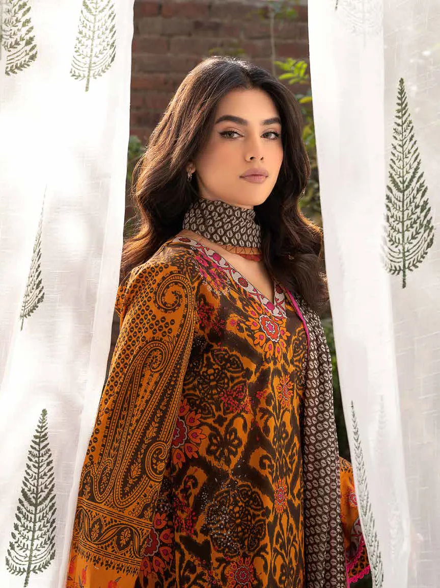 Charizma C-Print Vol-03 Unstitched Printed Lawn 3Pc Suit CP4-20