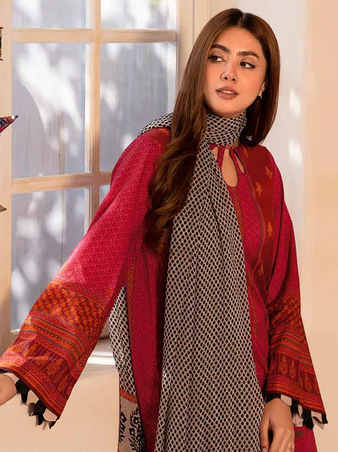 Charizma C-Print Vol-03 Unstitched Printed Lawn 3Pc Suit CP4-26