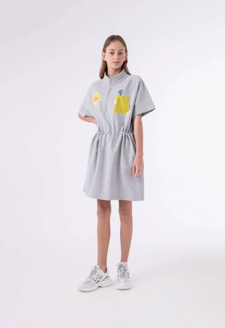 Chupa Chups Drawstring Waist Dress