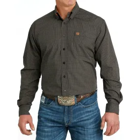 Cinch Men's Black Plaid Shirt