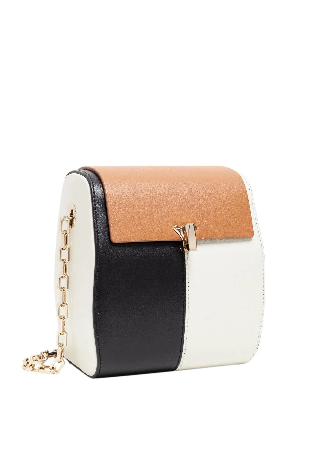 Color-black leather shoulder bag