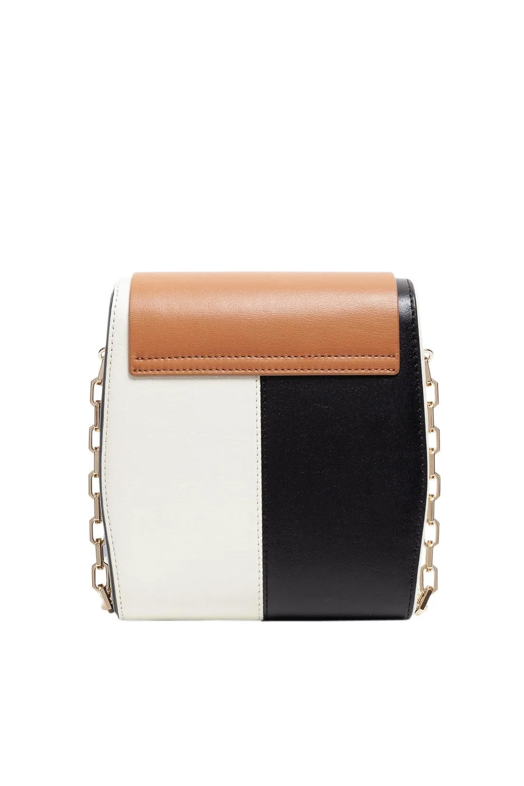 Color-black leather shoulder bag