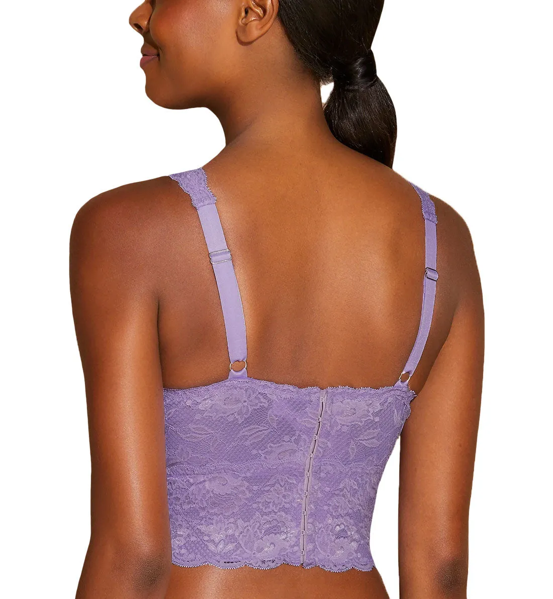 Cosabella Never Say Never CURVY Plungie Longline Bralette (NEVER1385) - Himalayan Sky