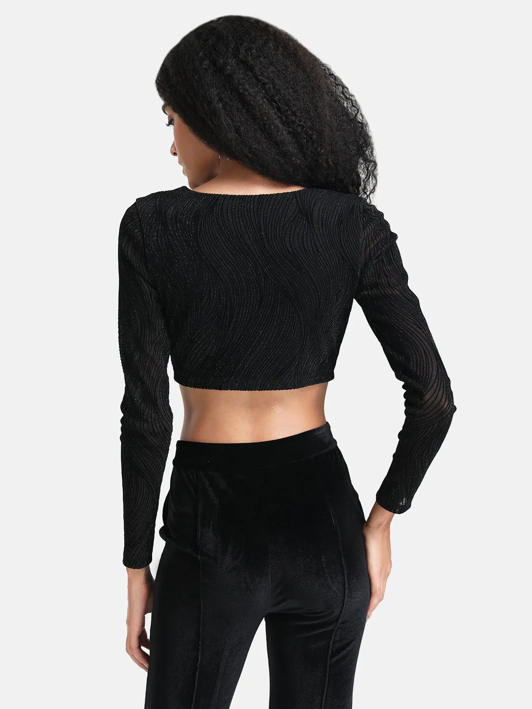 Crop Top With Drawstring