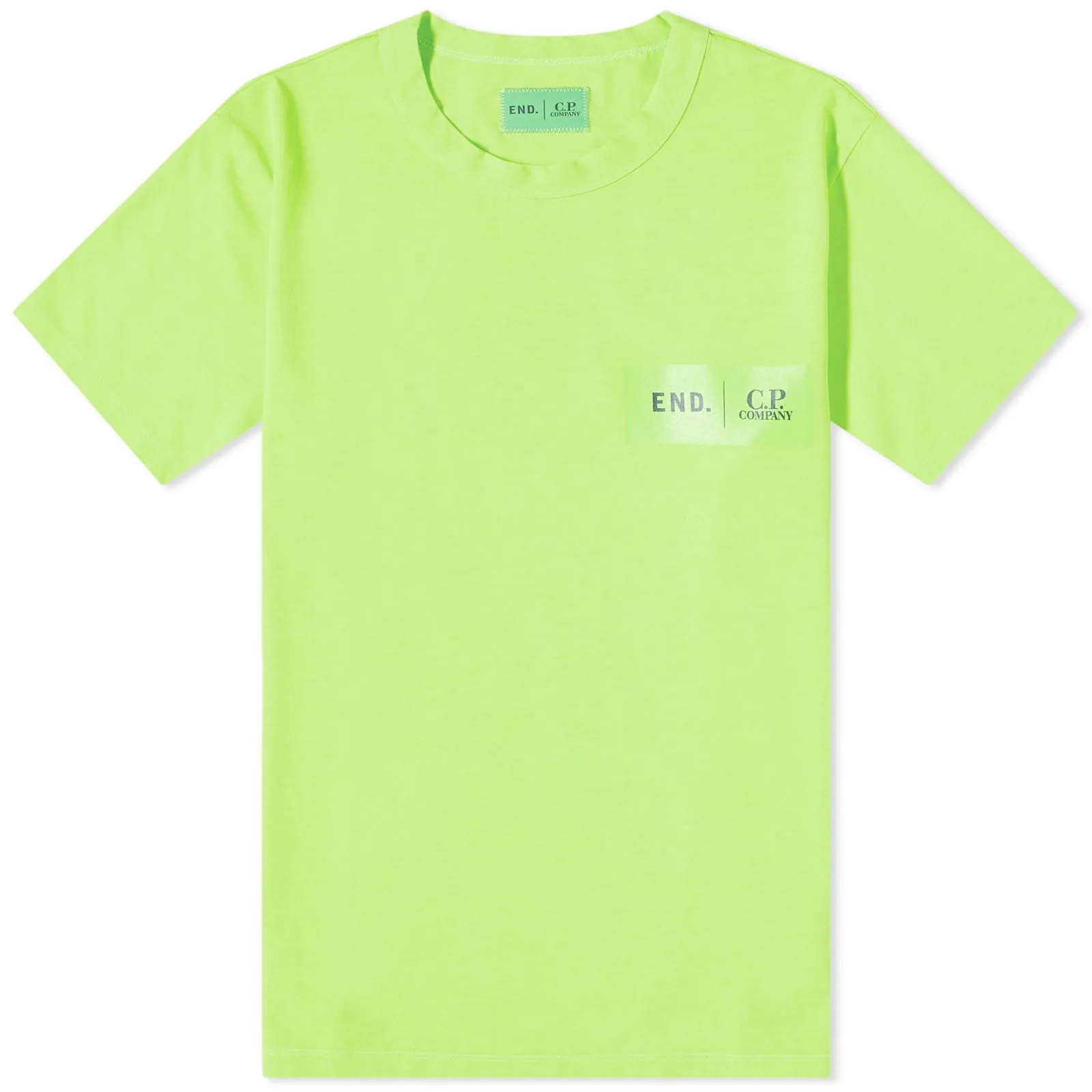 END. x C.P. Company ‘Adapt’ Plated Fluo Jersey T-shirtGreen