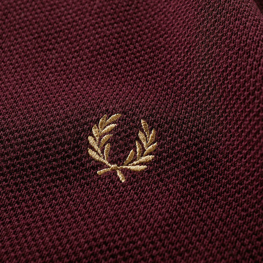 Fred Perry Knitted PoloMahogany