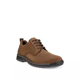 Fusion Plain Toe Brown Dress Casual Shoe