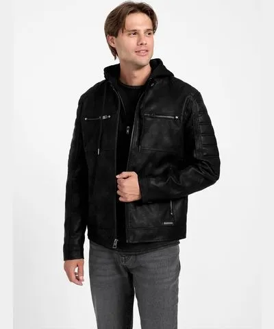 Guess Factory Maxton Faux-Suede Jacket