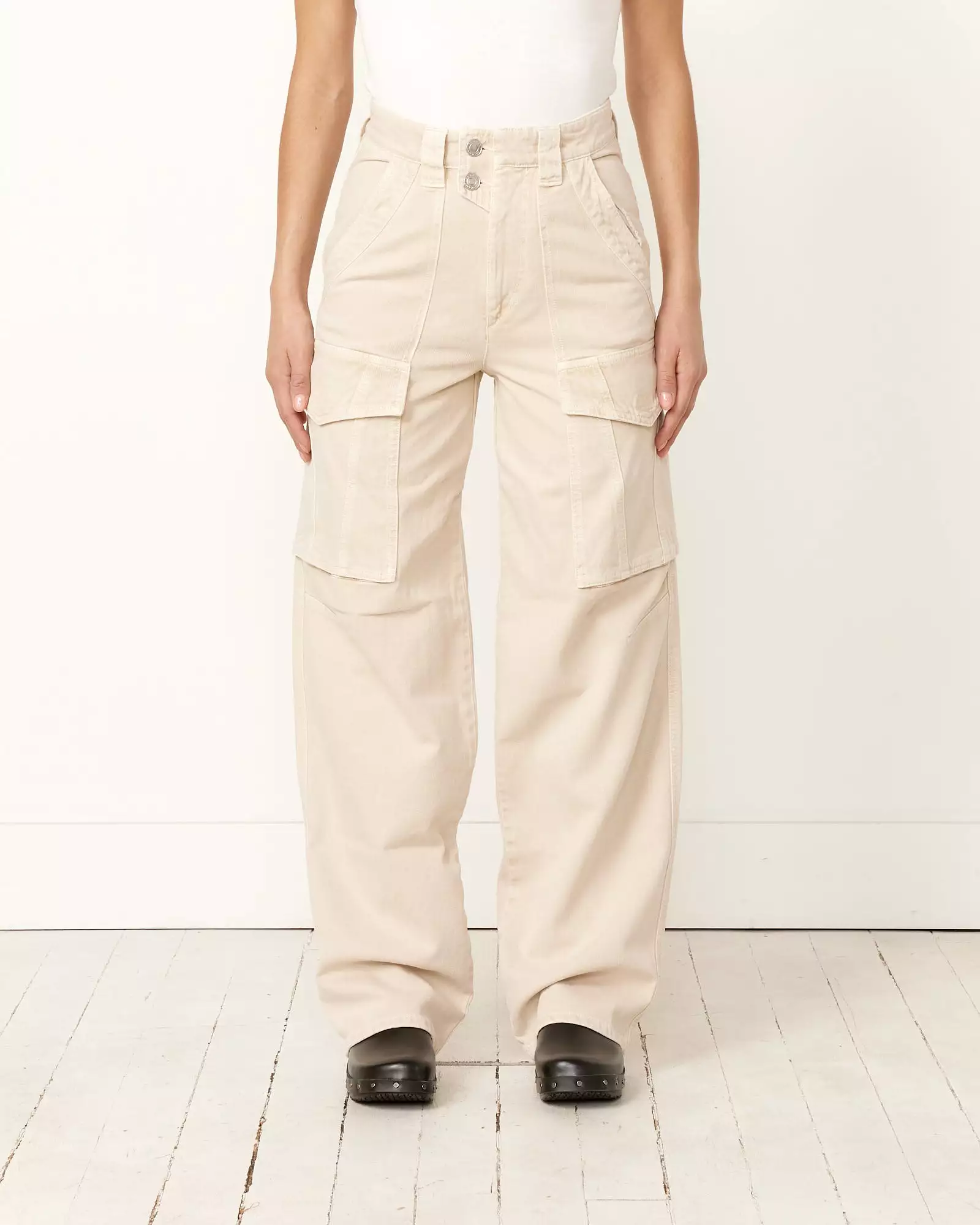 Heilani Pant in Ecru