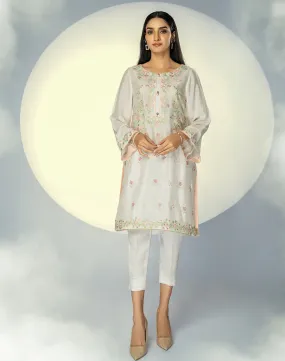 HemStitch Ready to Wear Embroidered 2Pc Silk Suit SE-06 Jasmine