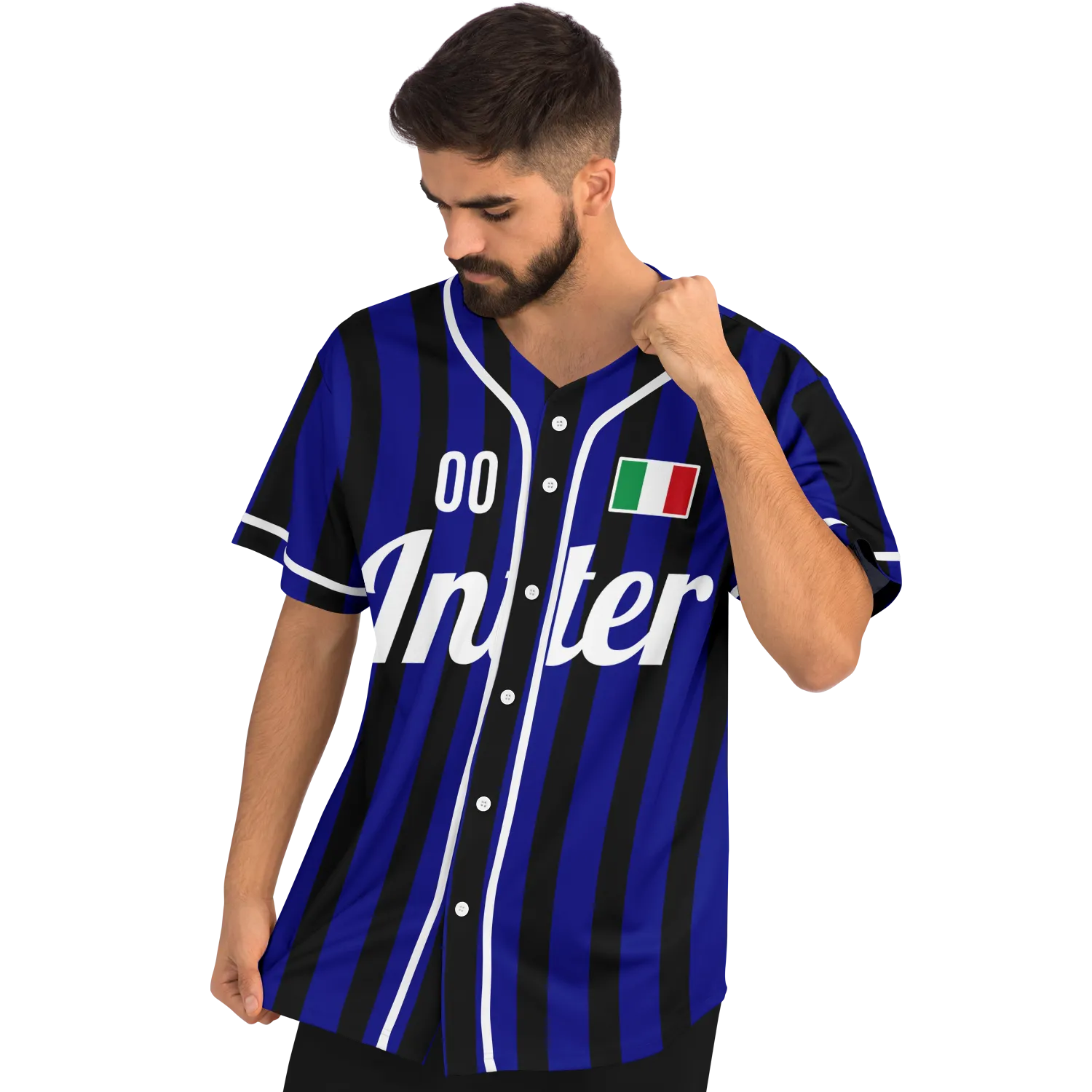 Inter Baseball Jersey - Custom Name + Number