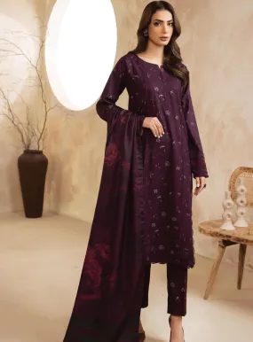 Iznik Embroidered Khaddar Unstitched 3 Piece Suit - IZ23LW ILW-12 INKLING