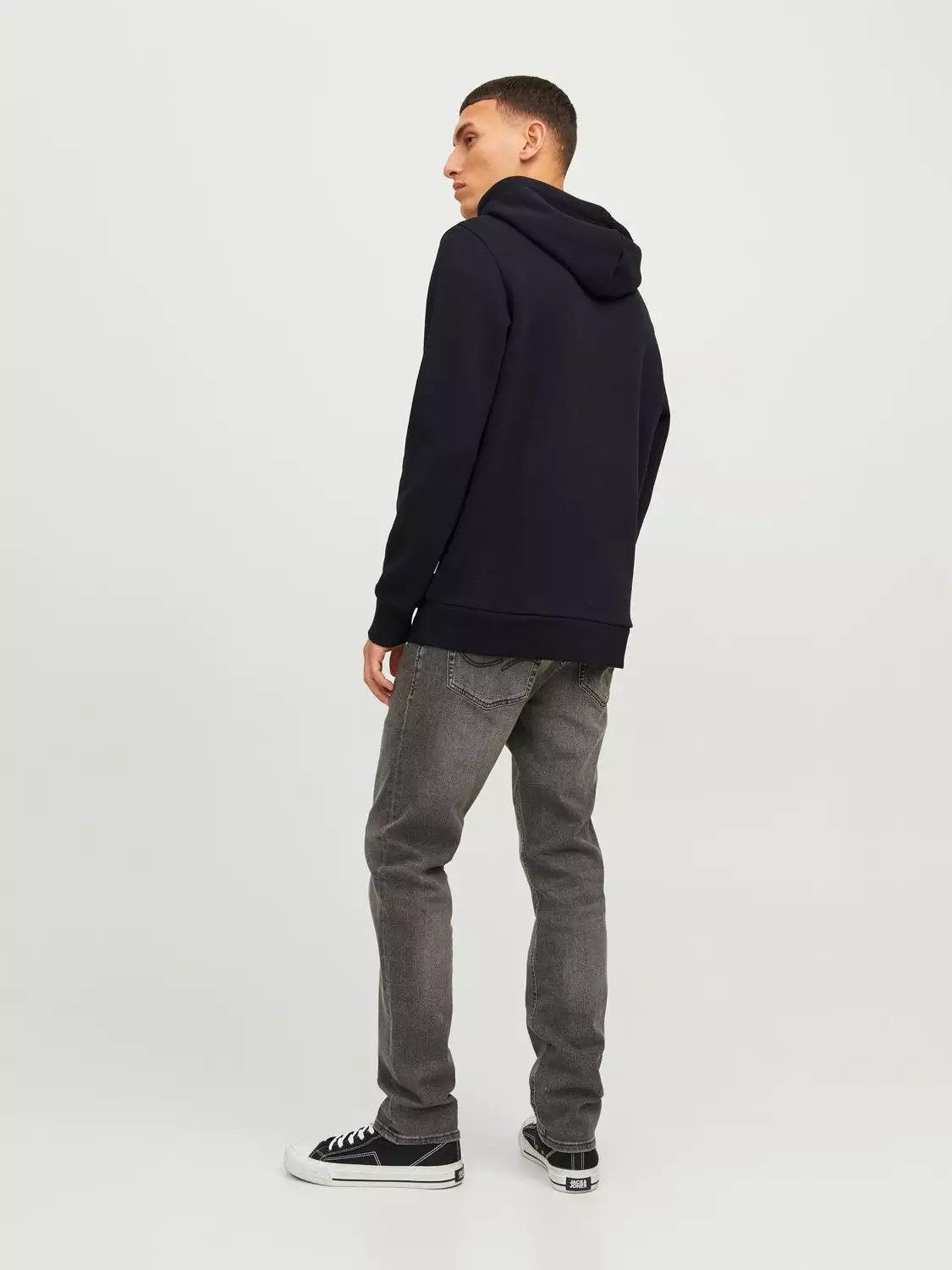 Jack & Jones Mens Overhead Hoodie Sweatshirt Jumper