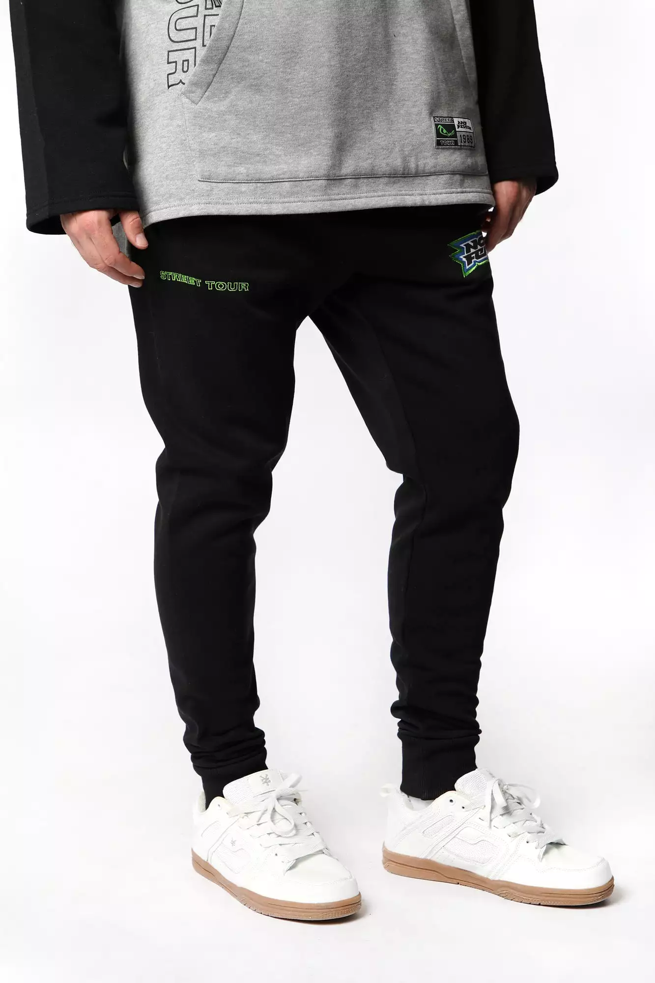 Jogger en Molleton Logo Brodé No Fear Homme