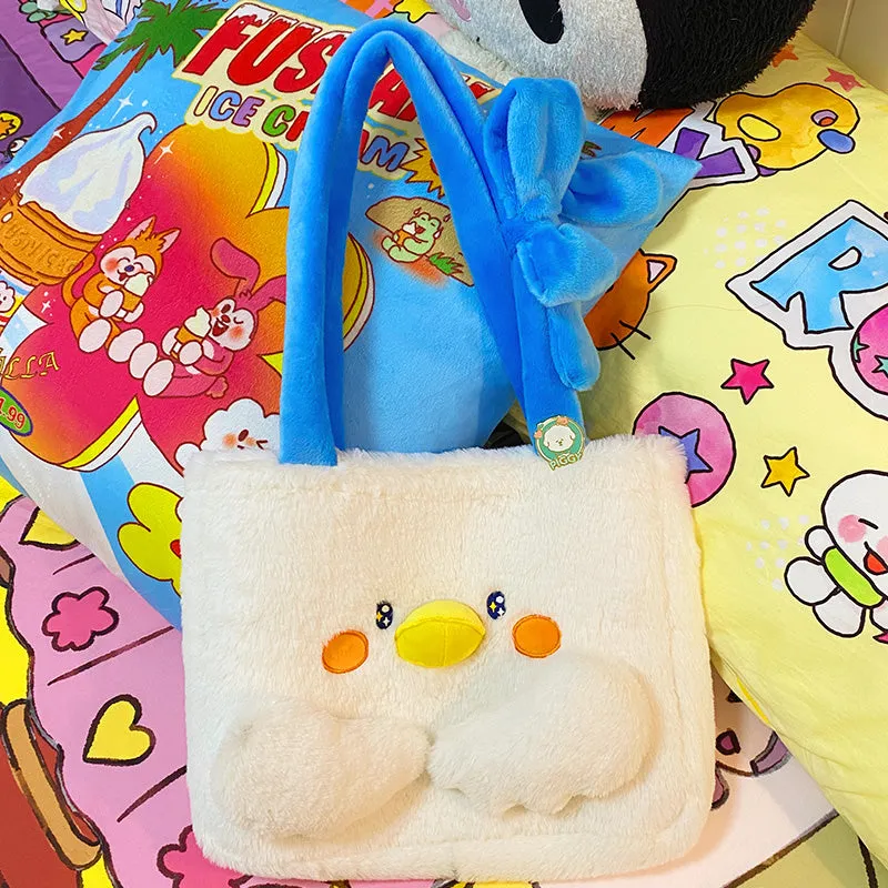 Kawaii Duck Plush Shoulder Bag