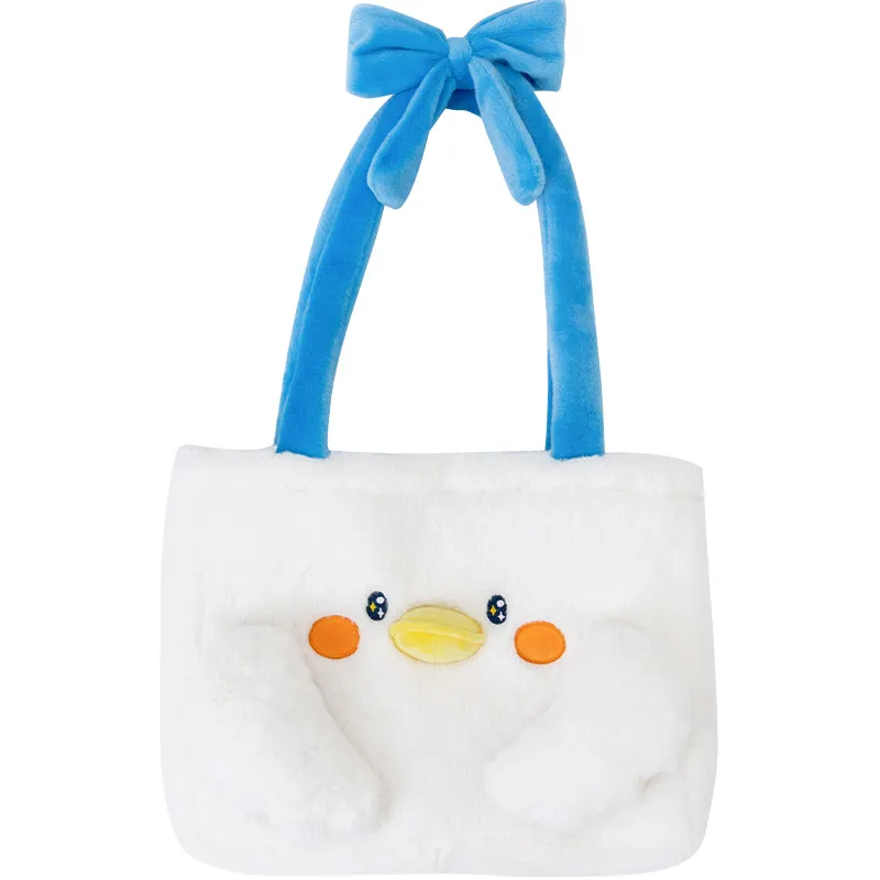 Kawaii Duck Plush Shoulder Bag