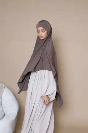 Khimar Premium Sandy Jersey chocolate