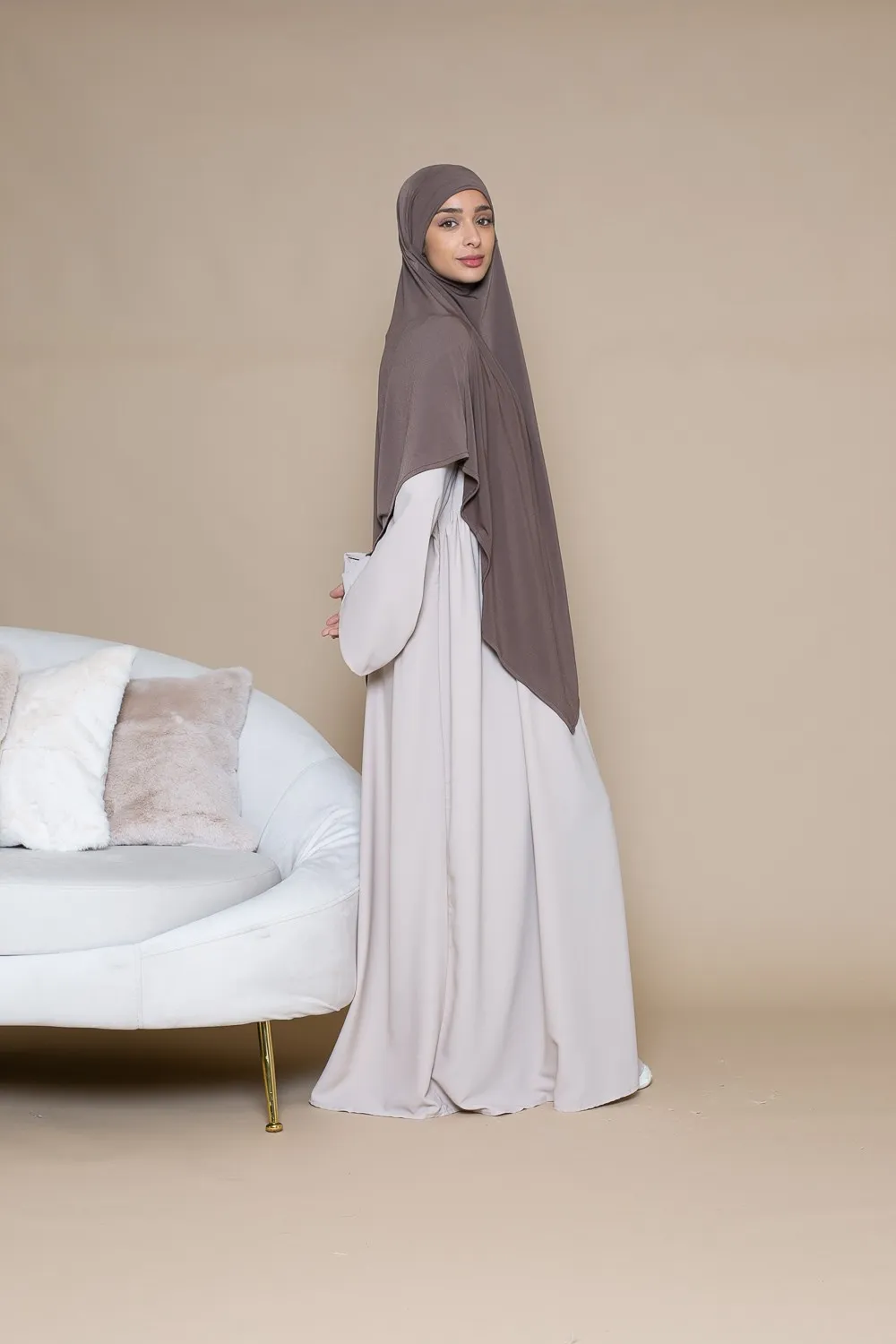 Khimar Premium Sandy Jersey chocolate