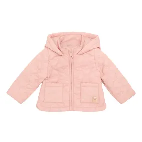 MAYORAL Heart Quilted Jacket - Light Pink