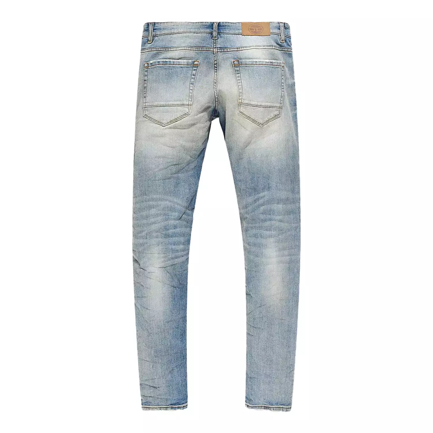 Men's Crushed Rolled Ross Denim Pants