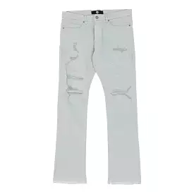 Men's Martin Stacked Fit Rip Repair Slim Denim Pant