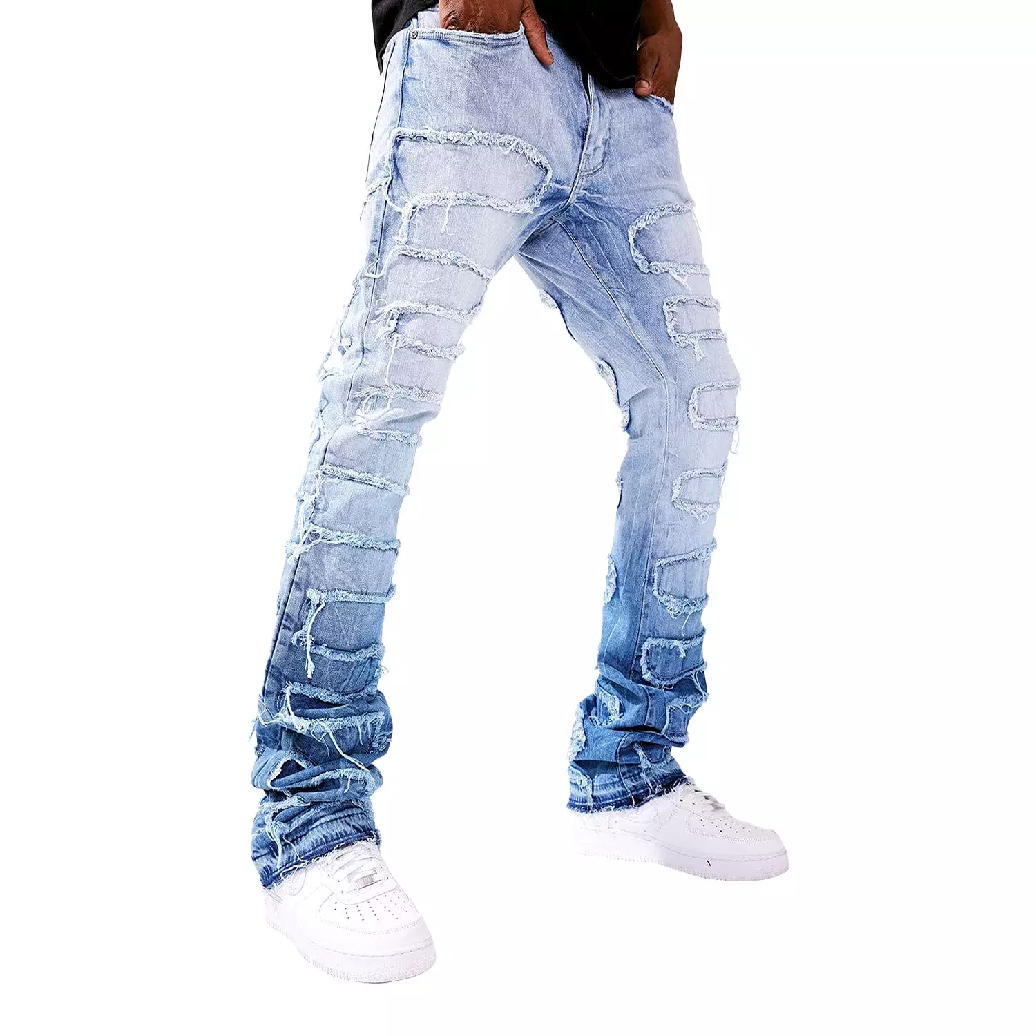 Men's Martin Stacked Python Denim Pant