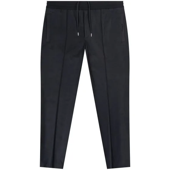 Moncler 'Metal Lettering' Drawstring Trouser Black