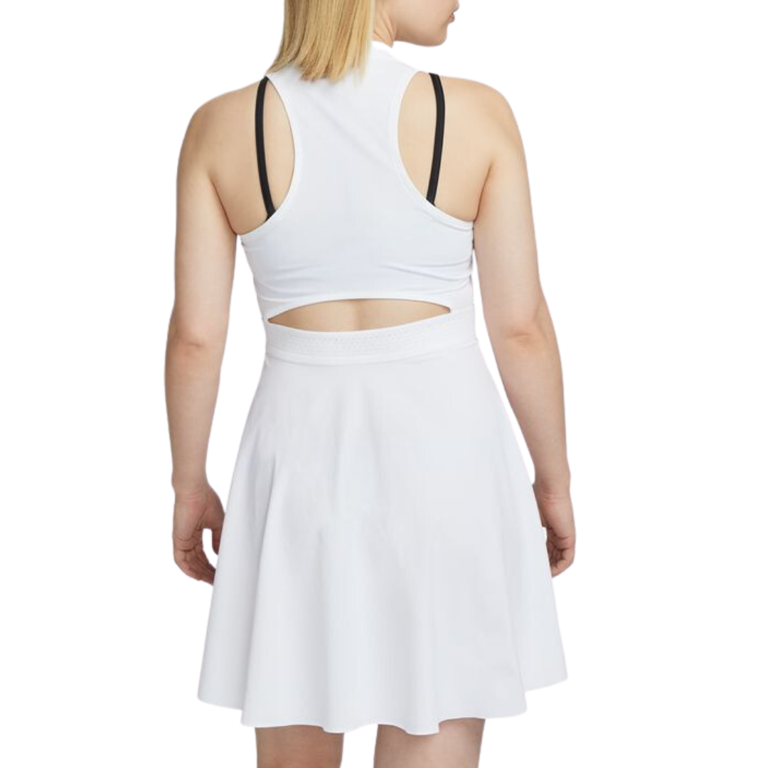 Nike Dri-FIT Advantage Women's Tennis Dress - White/Black