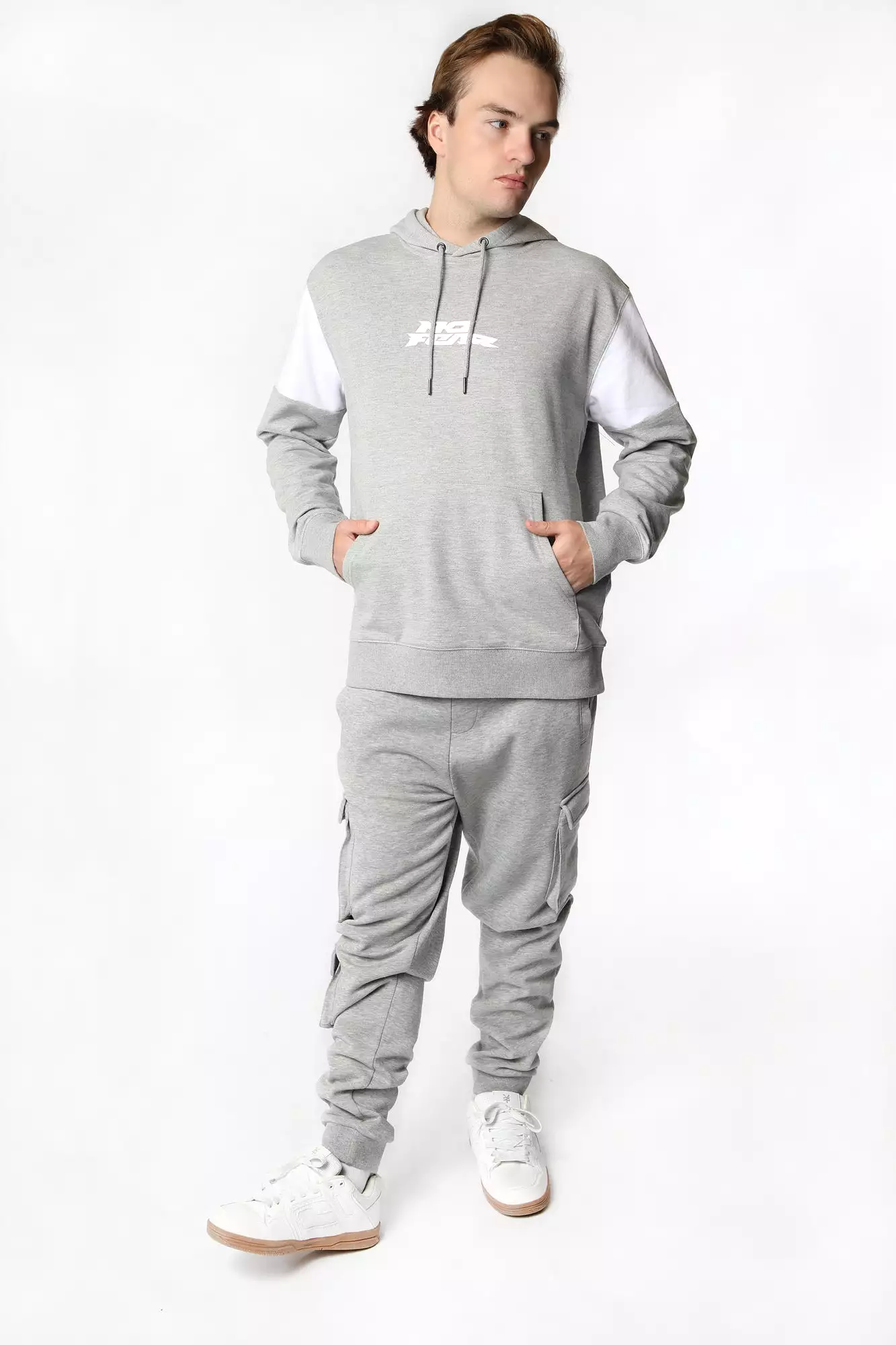 No Fear Mens Colour Block Hoodie