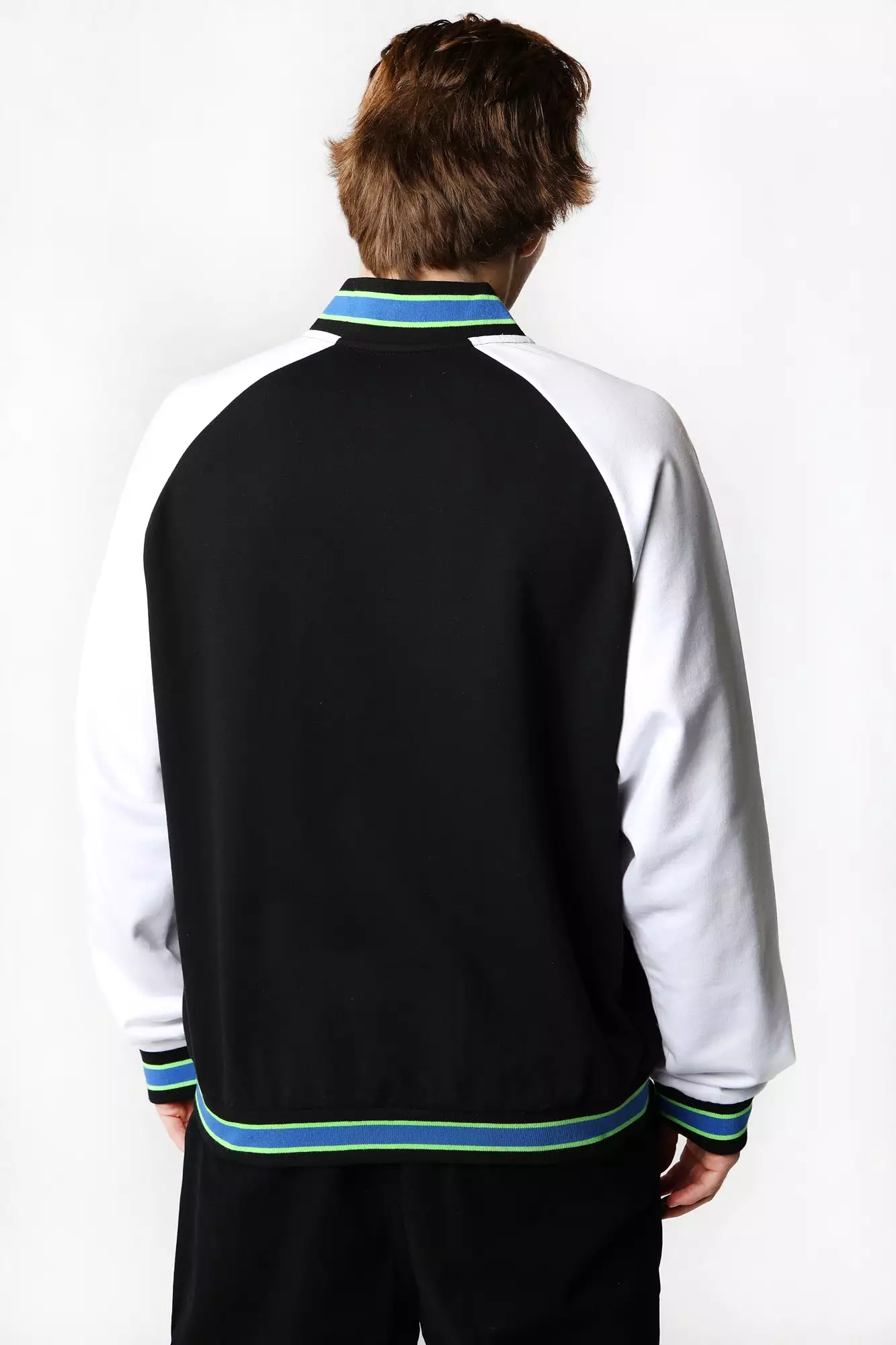 No Fear Mens Fleece Varsity Jacket