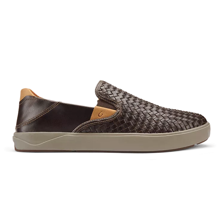 Olukai Men's Lae'ahi Lauhala - Dark Wood