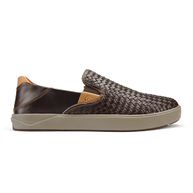 Olukai Men's Lae'ahi Lauhala - Dark Wood