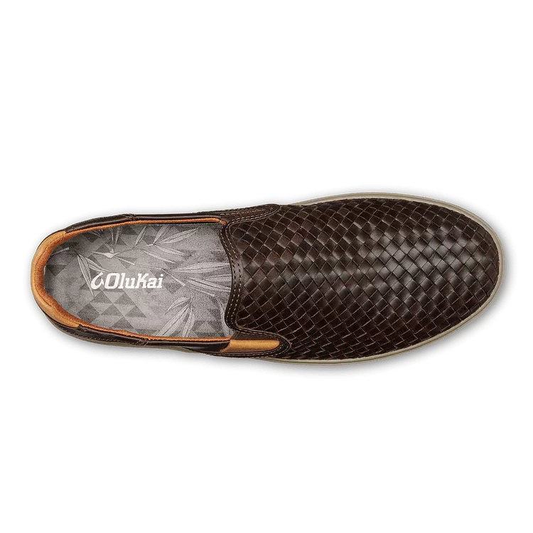 Olukai Men's Lae'ahi Lauhala - Dark Wood