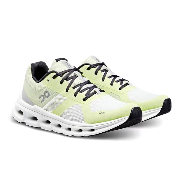 On Women's Cloudrunner Running Shoes - White/Seedling