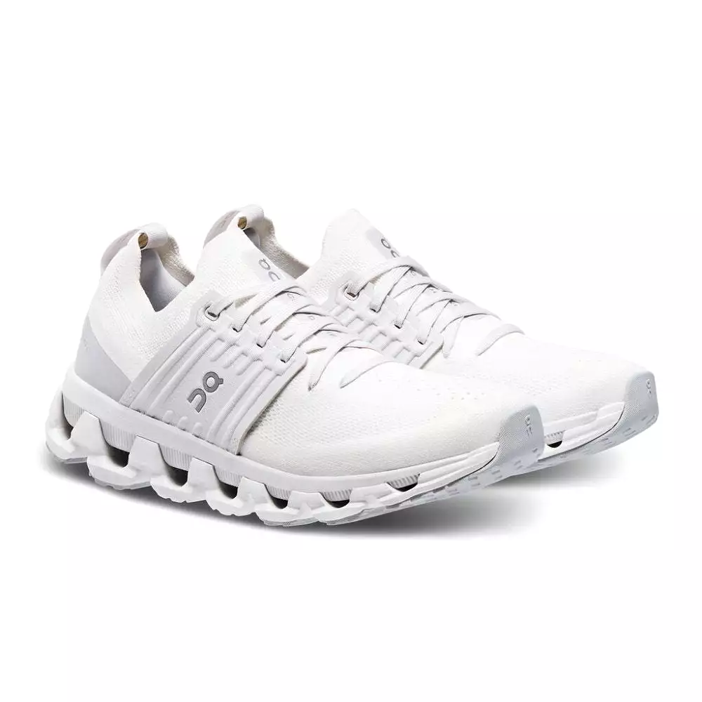 On Women's Cloudswift 3 Running Shoes - White/Frost