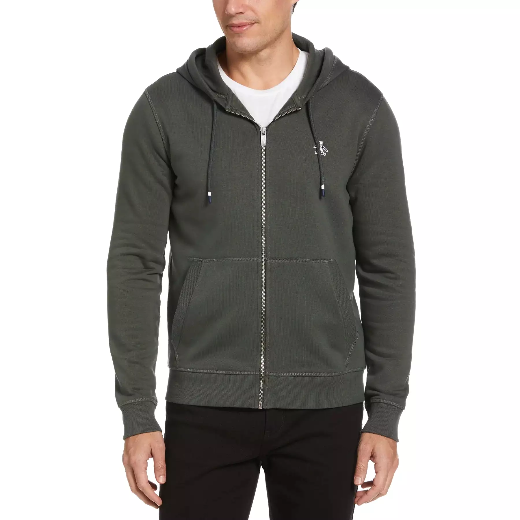 Original Penguin Sticker Pete Full Zip Hoodie