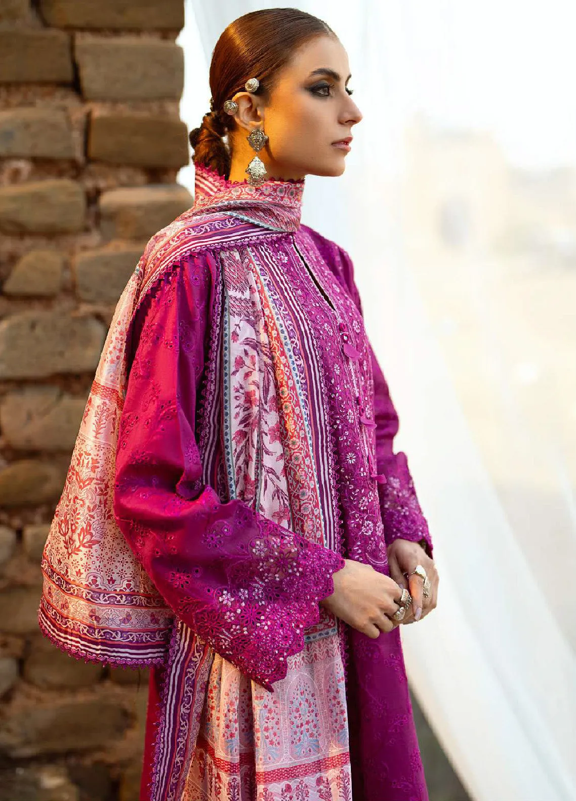 Pardes By Aik Atelier Embroidered Lawn Unstitched 3 Piece Suit - AIK24PL LOOK-04